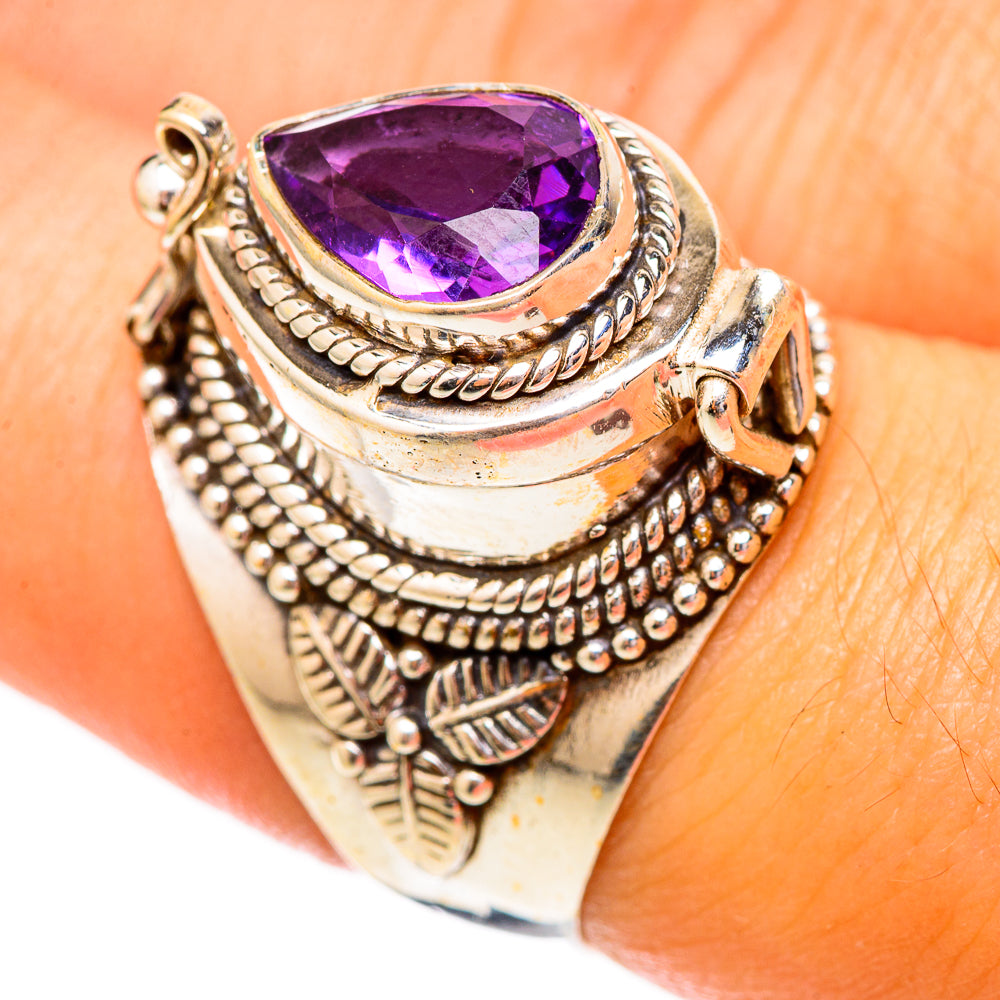 Brazilian Amethyst Rings handcrafted by Anasilvercos - RING117324