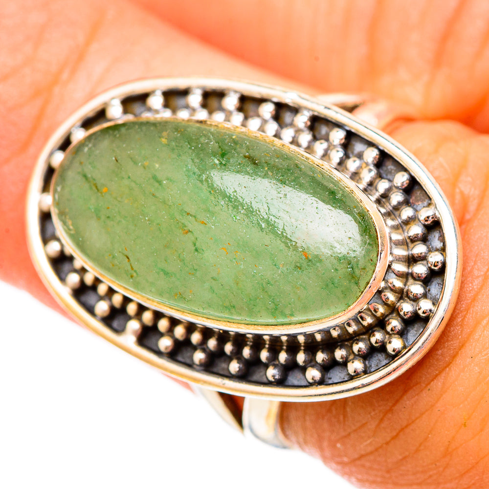 Prehnite Rings handcrafted by Anasilvercos - RING117361
