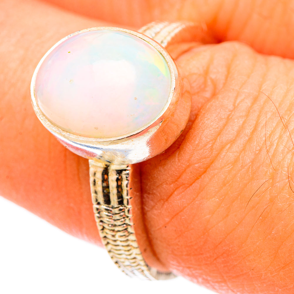 Ethiopian Opal Rings handcrafted by Anasilvercos - RING117457