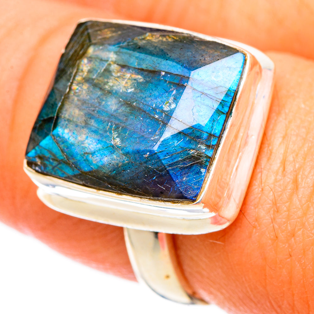 Labradorite Rings handcrafted by Anasilvercos - RING117462