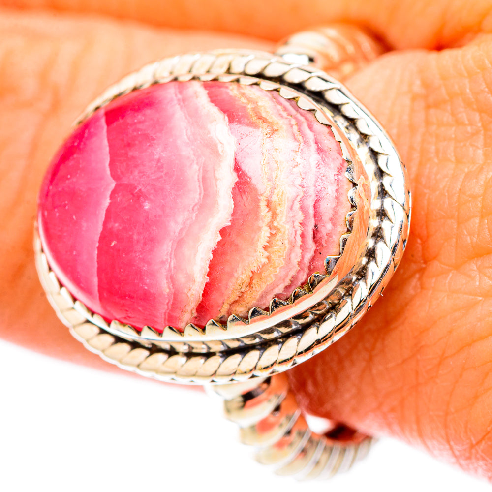 Rhodochrosite Rings handcrafted by Anasilvercos - RING117470