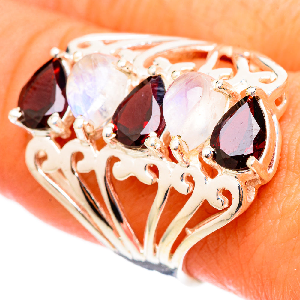 Garnet Rings handcrafted by Anasilvercos - RING117472