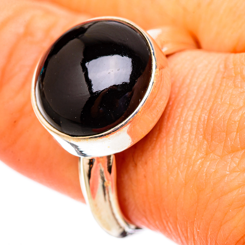 Black Onyx Rings handcrafted by Anasilvercos - RING117477