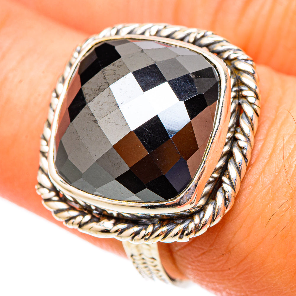 Hematite Rings handcrafted by Anasilvercos - RING117485