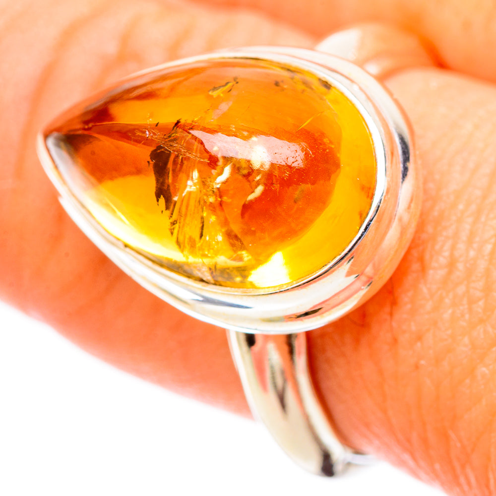 Citrine Sugarloaf Rings handcrafted by Anasilvercos - RING117494
