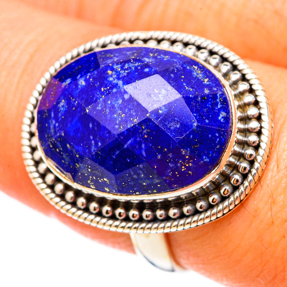 Lapis Lazuli Rings handcrafted by Anasilvercos - RING117514