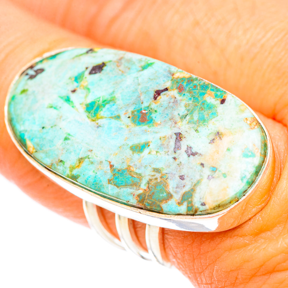 Tibetan Turquoise Rings handcrafted by Anasilvercos - RING117566
