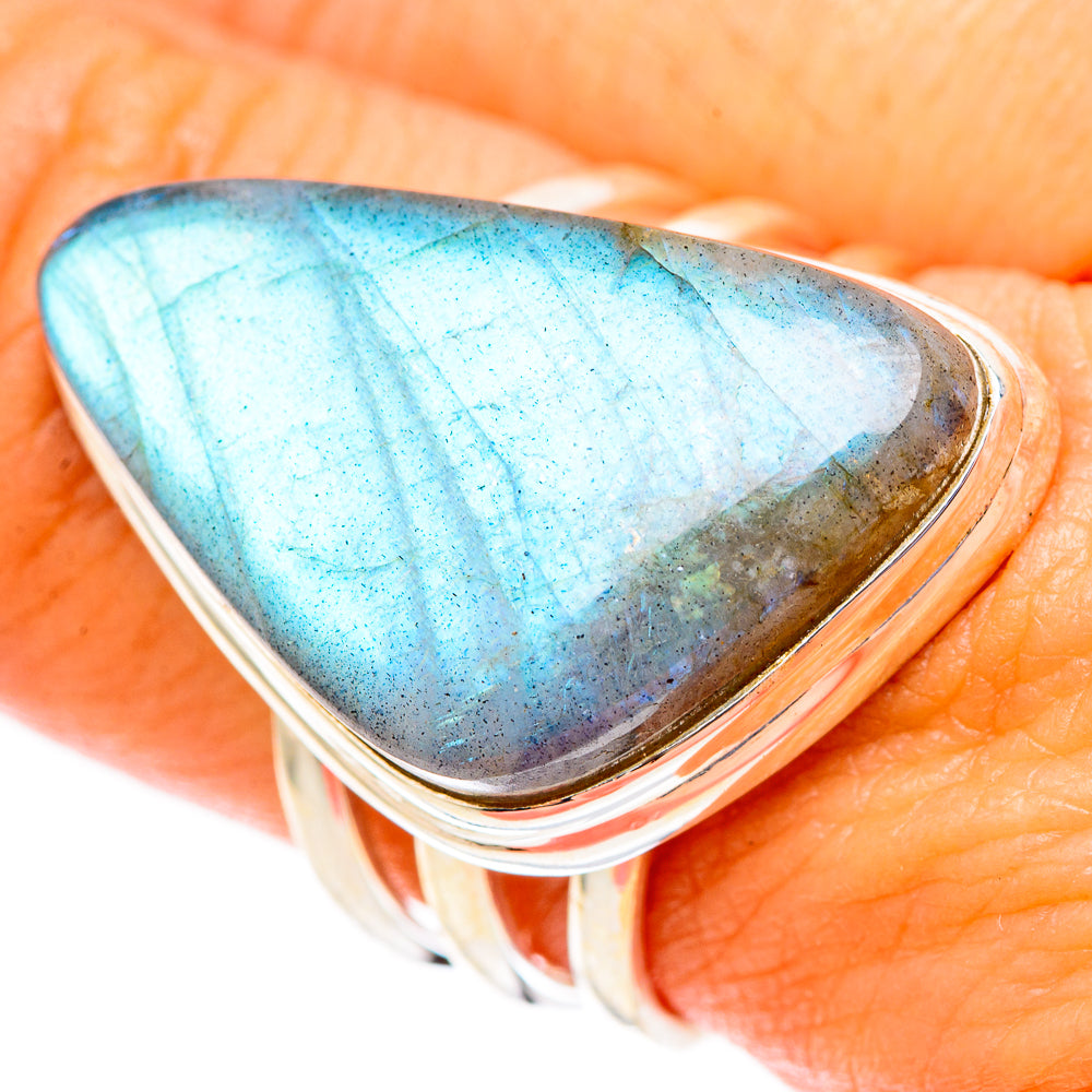 Labradorite Rings handcrafted by Anasilvercos - RING117632