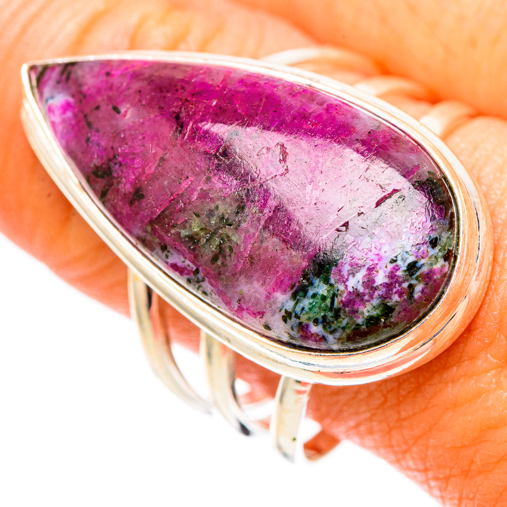 Russian Eudialyte Rings handcrafted by Anasilvercos - RING117642