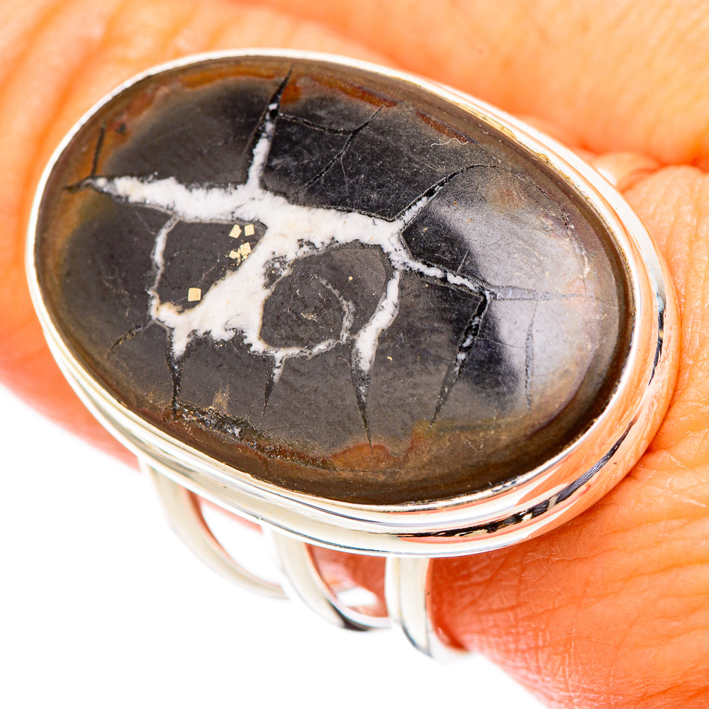 Septarian Geode Rings handcrafted by Anasilvercos - RING117646