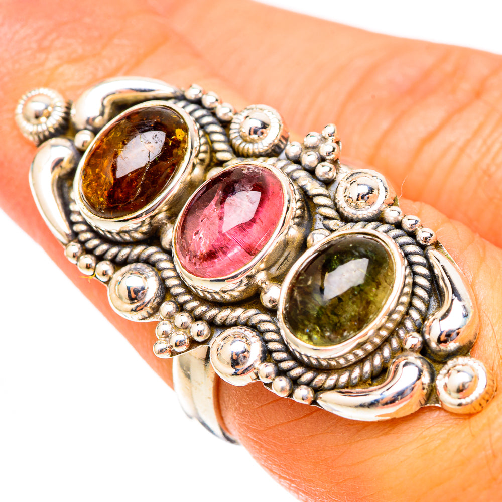 Tourmaline Rings handcrafted by Anasilvercos - RING117653