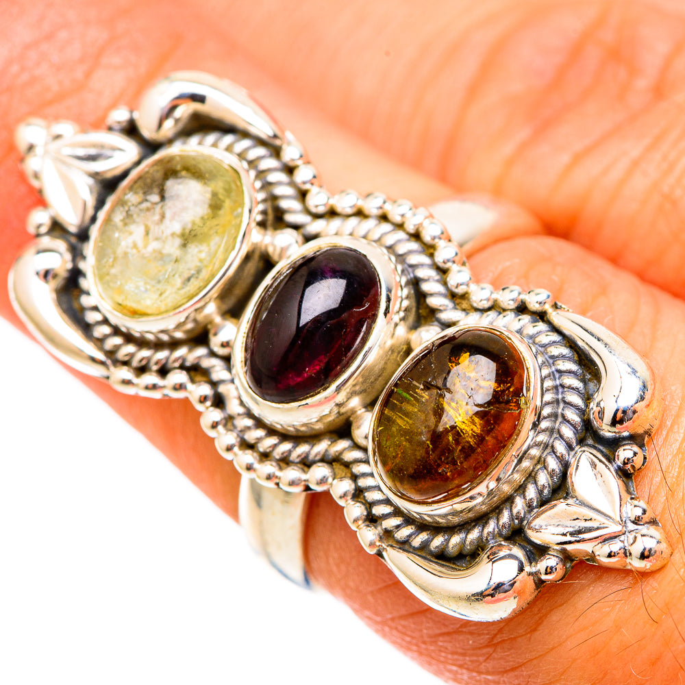Tourmaline Rings handcrafted by Anasilvercos - RING117654