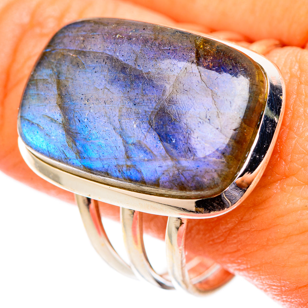 Labradorite Rings handcrafted by Anasilvercos - RING117665