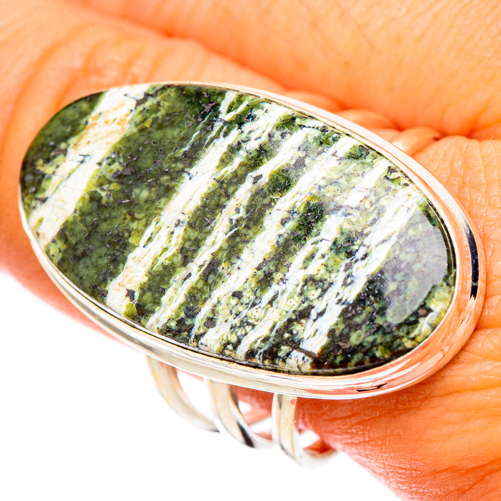 Green Swiss Opal Rings handcrafted by Anasilvercos - RING117668