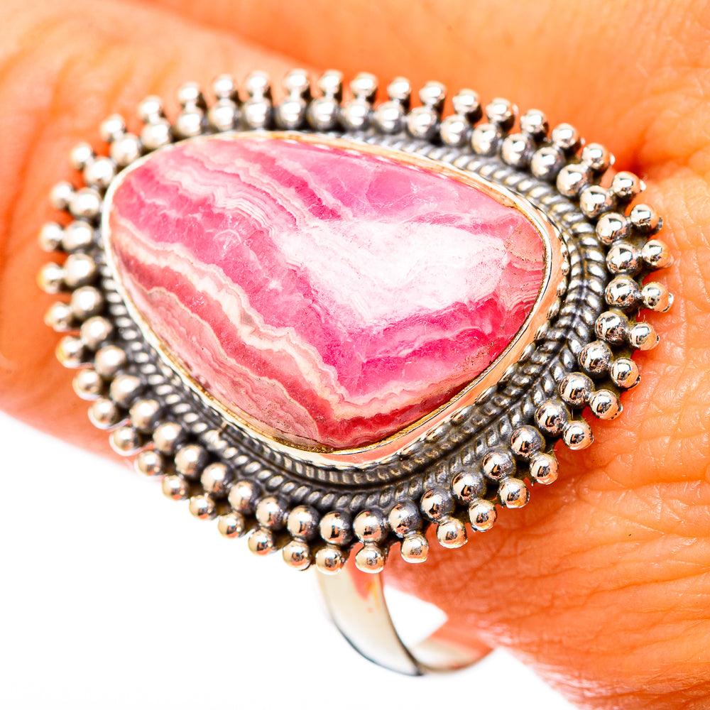 Rhodochrosite Rings handcrafted by Anasilvercos - RING117672
