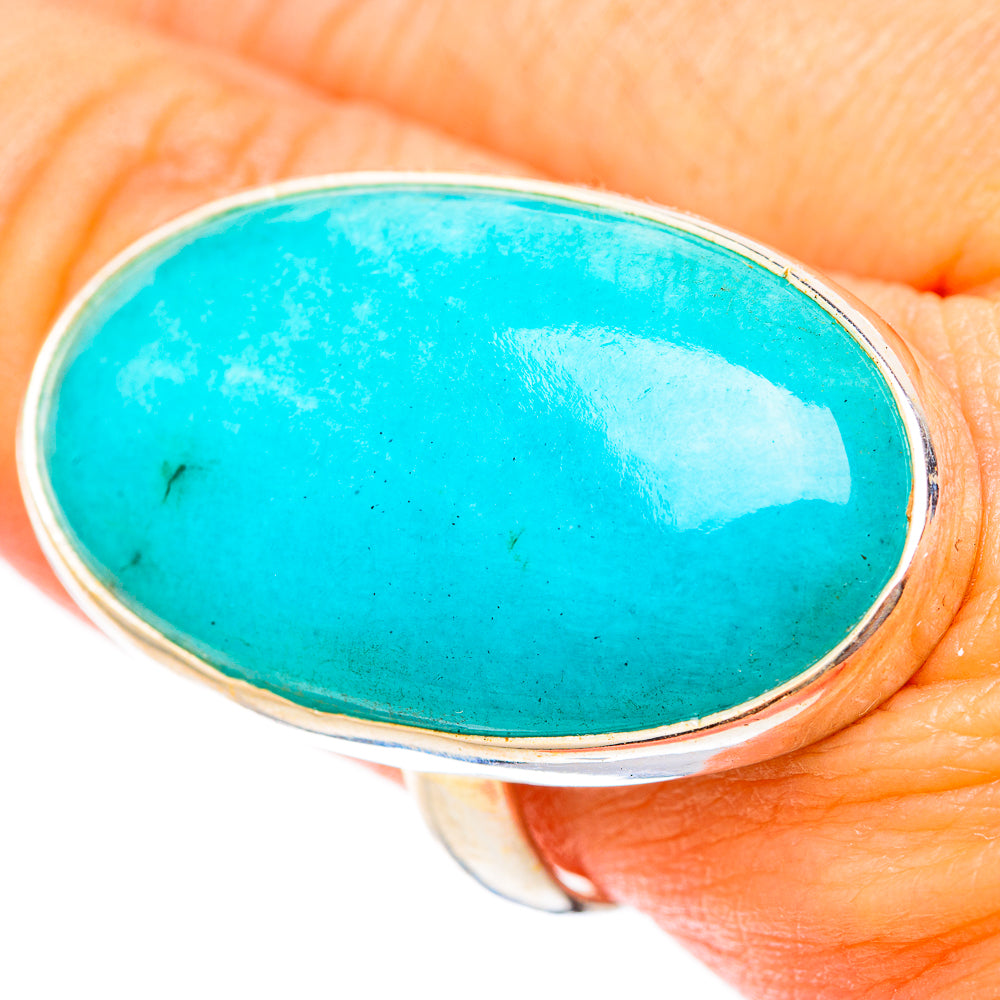 Peruvian Amazonite Rings handcrafted by Anasilvercos - RING117691