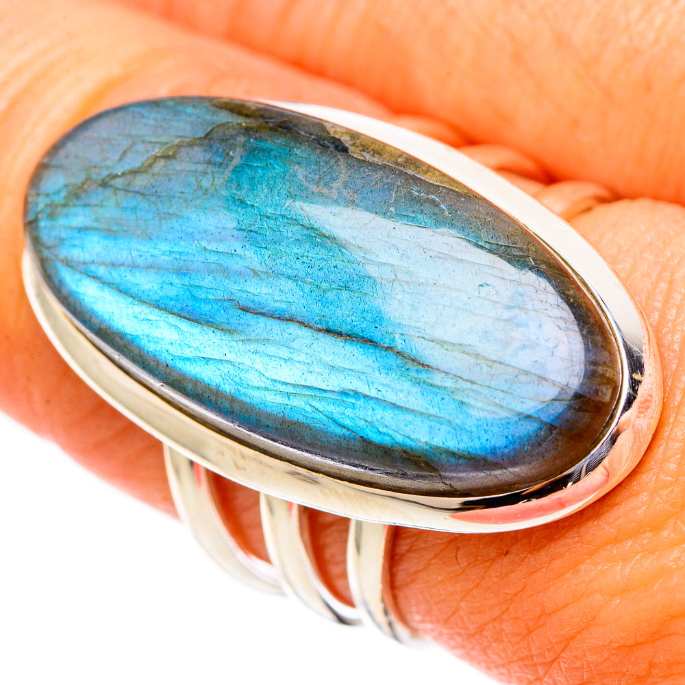 Labradorite Rings handcrafted by Anasilvercos - RING117692