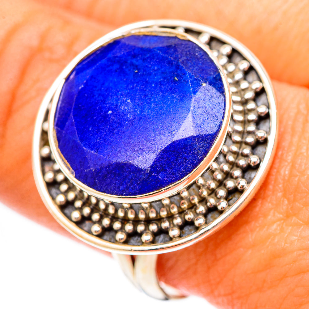 Lapis Lazuli Rings handcrafted by Anasilvercos - RING117693