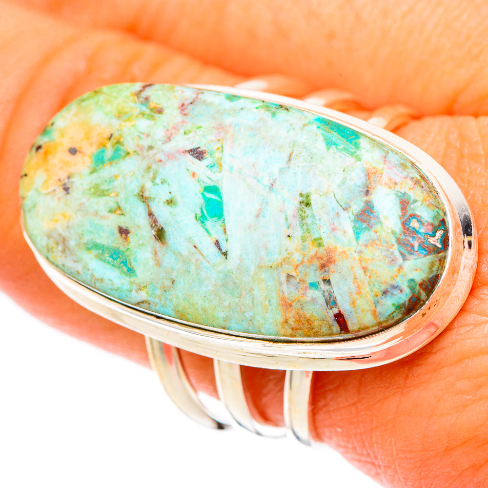 Tibetan Turquoise Rings handcrafted by Anasilvercos - RING117695