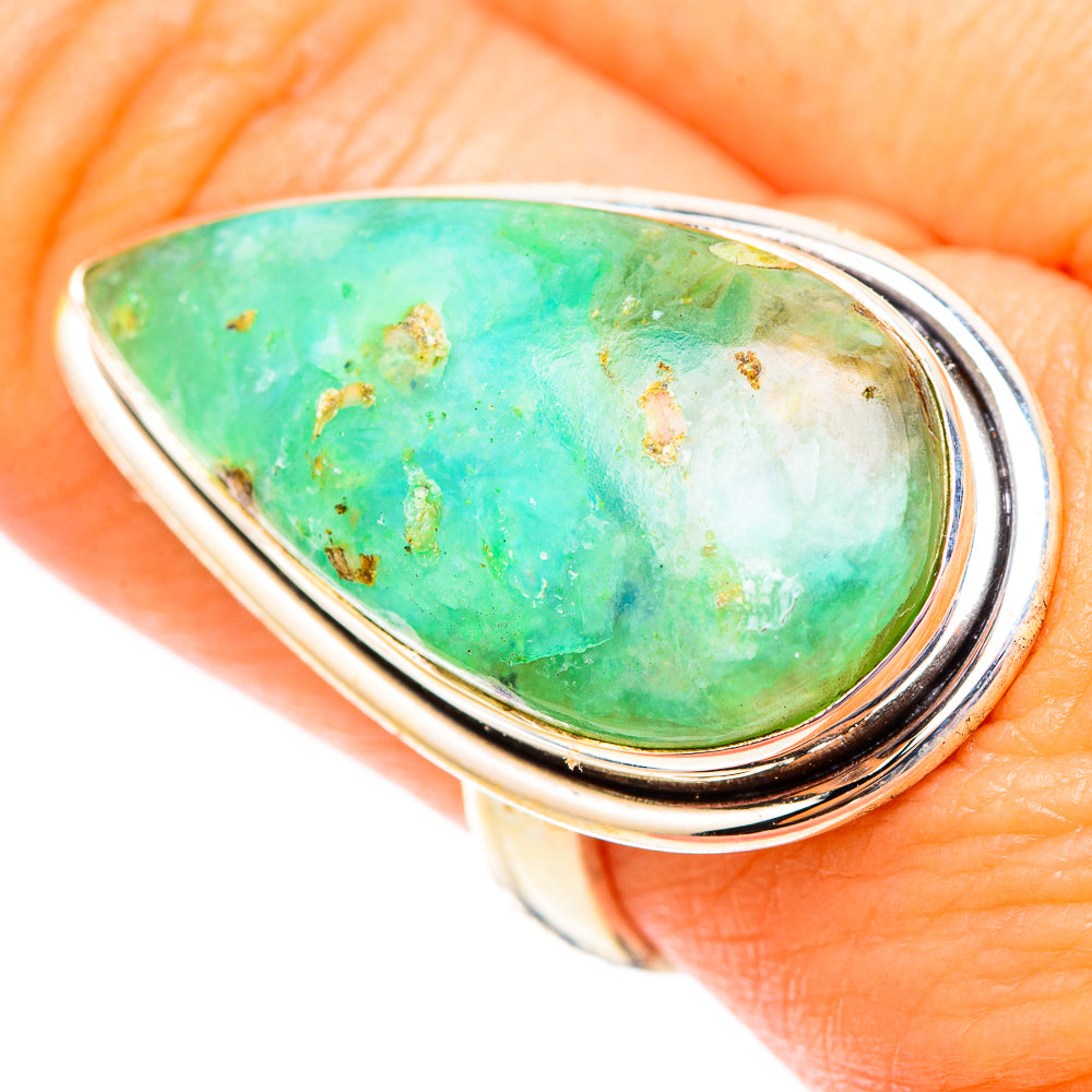 Peruvian Opal Rings handcrafted by Anasilvercos - RING117696