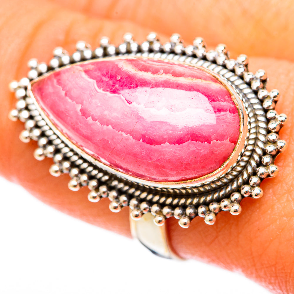 Rhodochrosite Rings handcrafted by Anasilvercos - RING117739