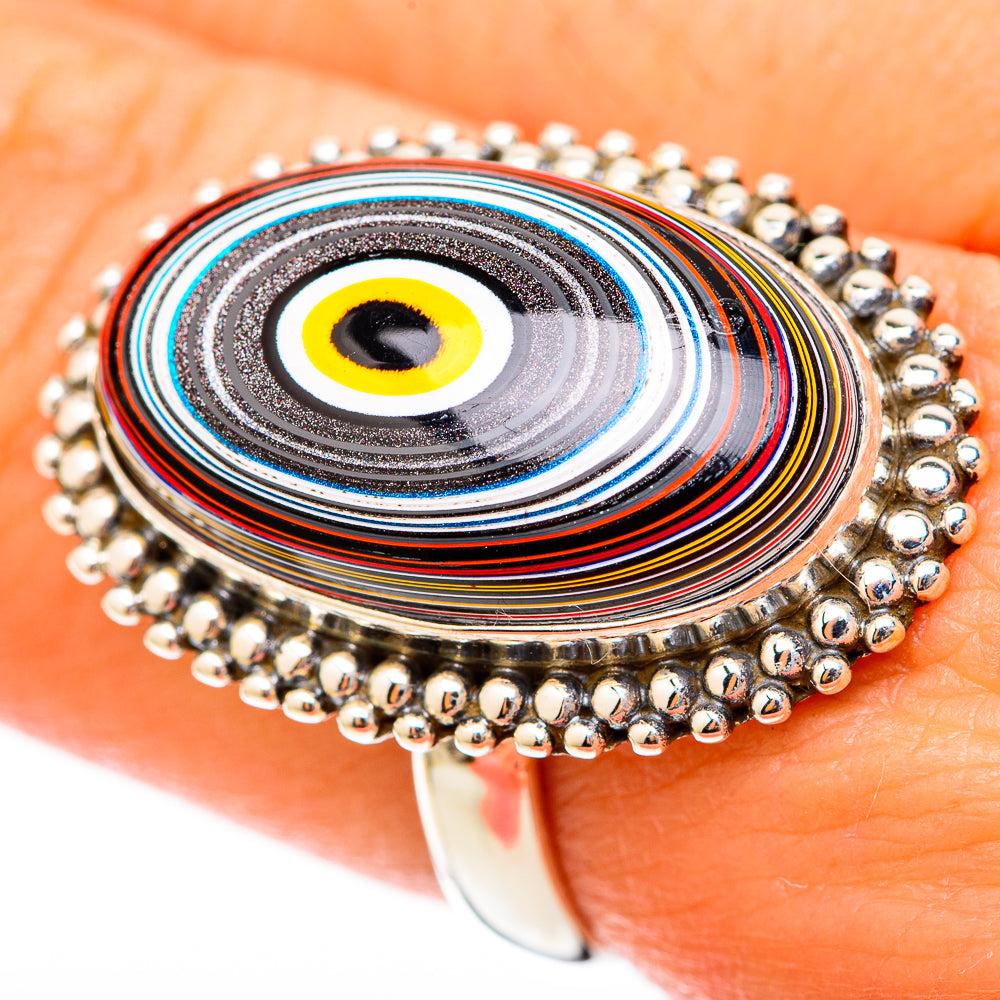 Fordite Rings handcrafted by Anasilvercos - RING117755