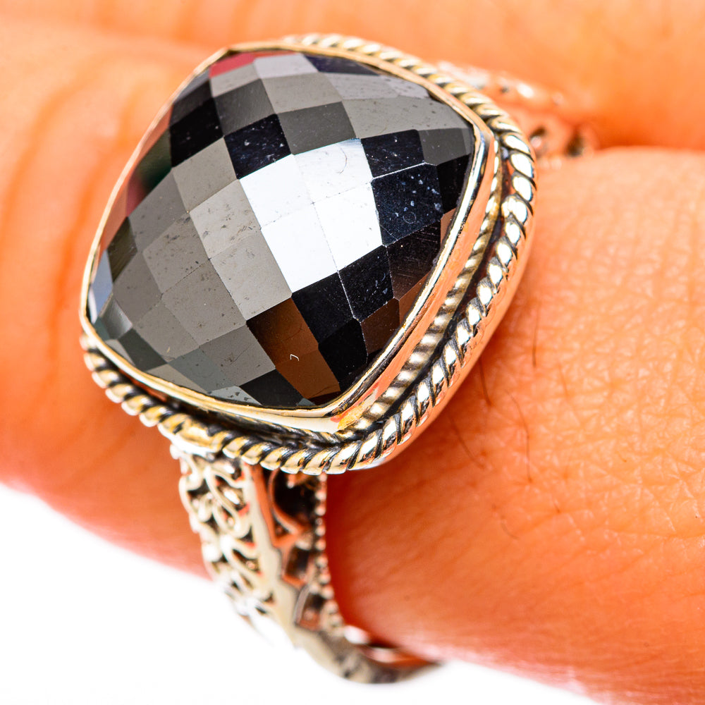 Hematite Rings handcrafted by Anasilvercos - RING117758