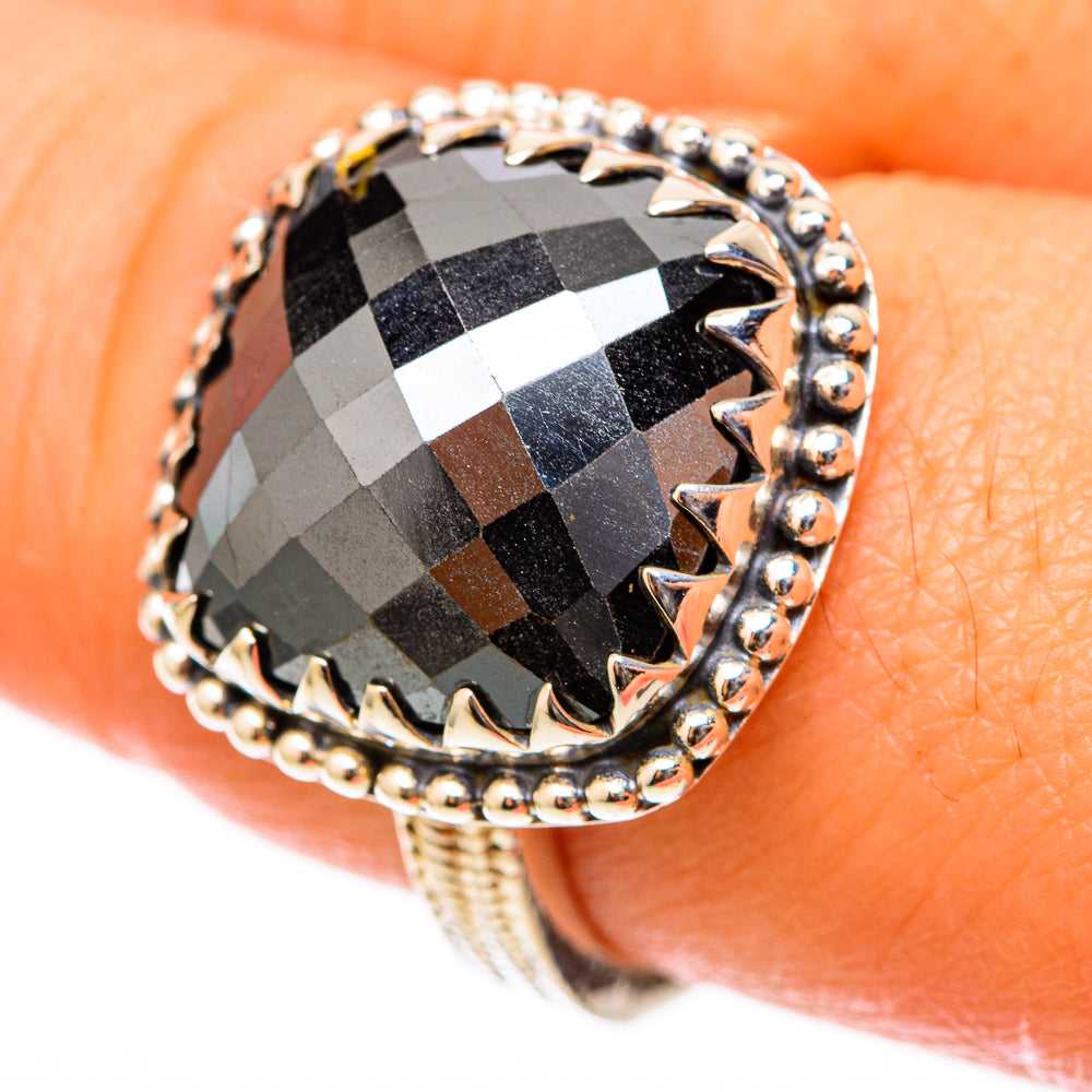 Hematite Rings handcrafted by Anasilvercos - RING117759