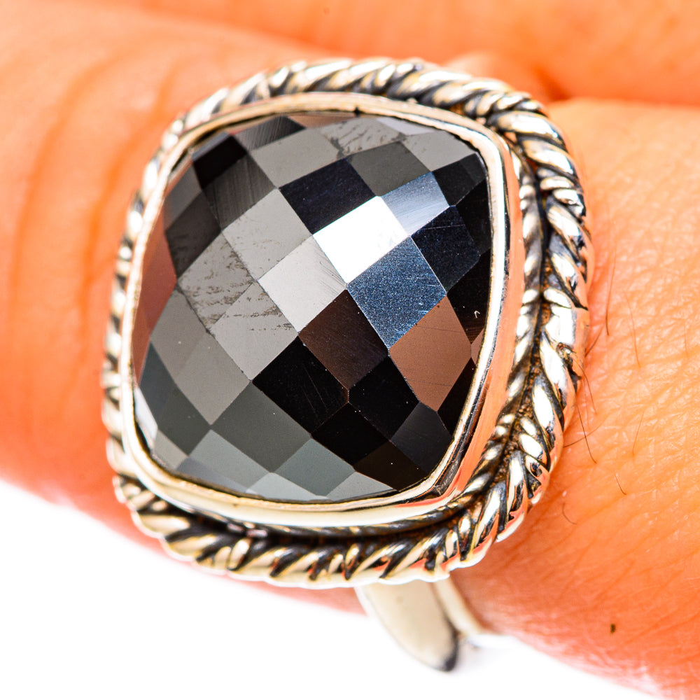 Hematite Rings handcrafted by Anasilvercos - RING117788