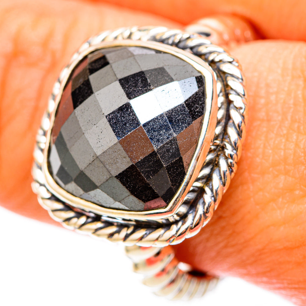 Hematite Rings handcrafted by Anasilvercos - RING117817
