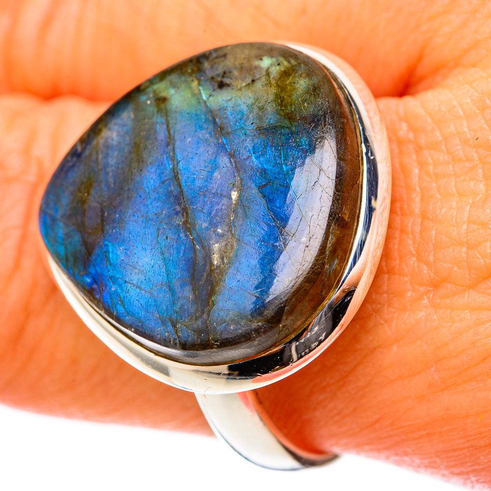 Labradorite Rings handcrafted by Anasilvercos - RING117822