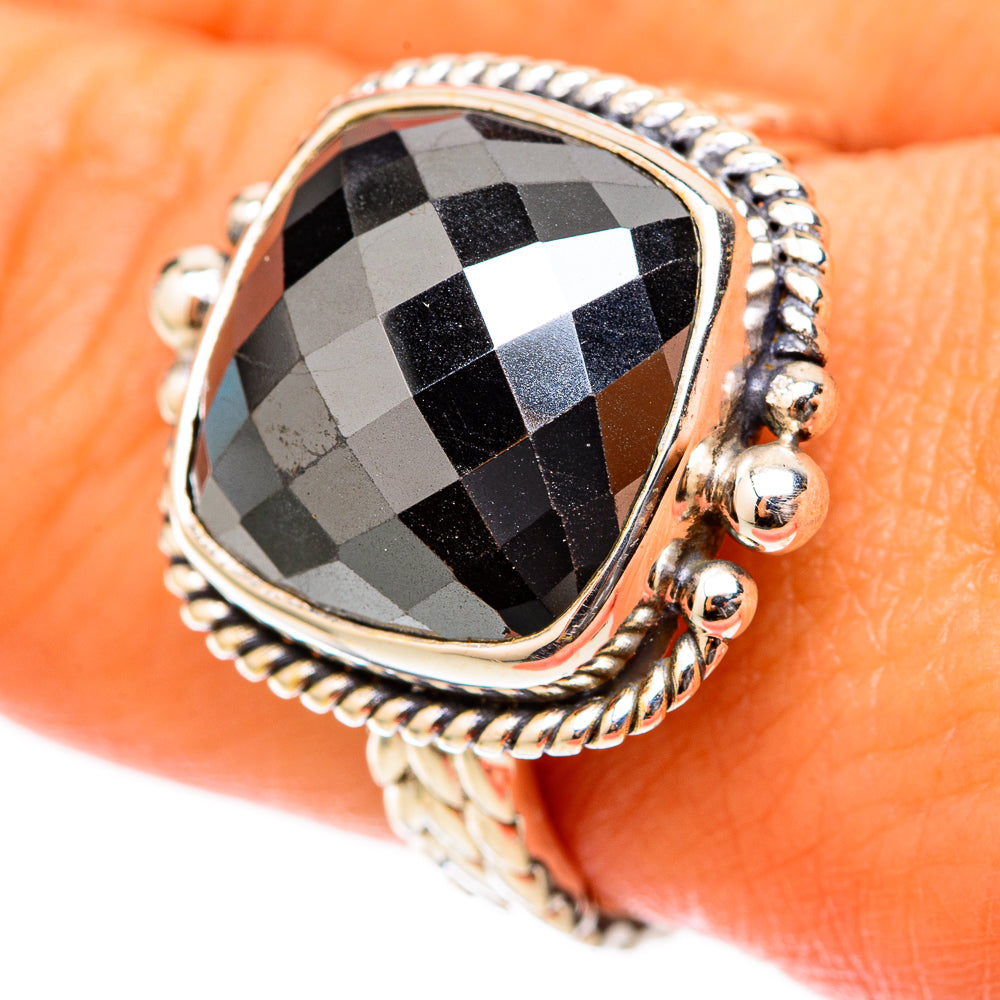 Hematite Rings handcrafted by Anasilvercos - RING117841