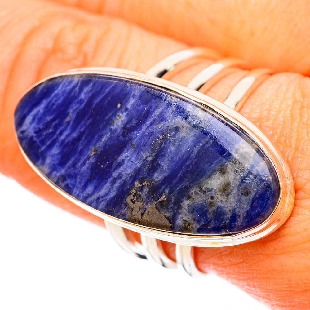 Sodalite Rings handcrafted by Anasilvercos - RING117854