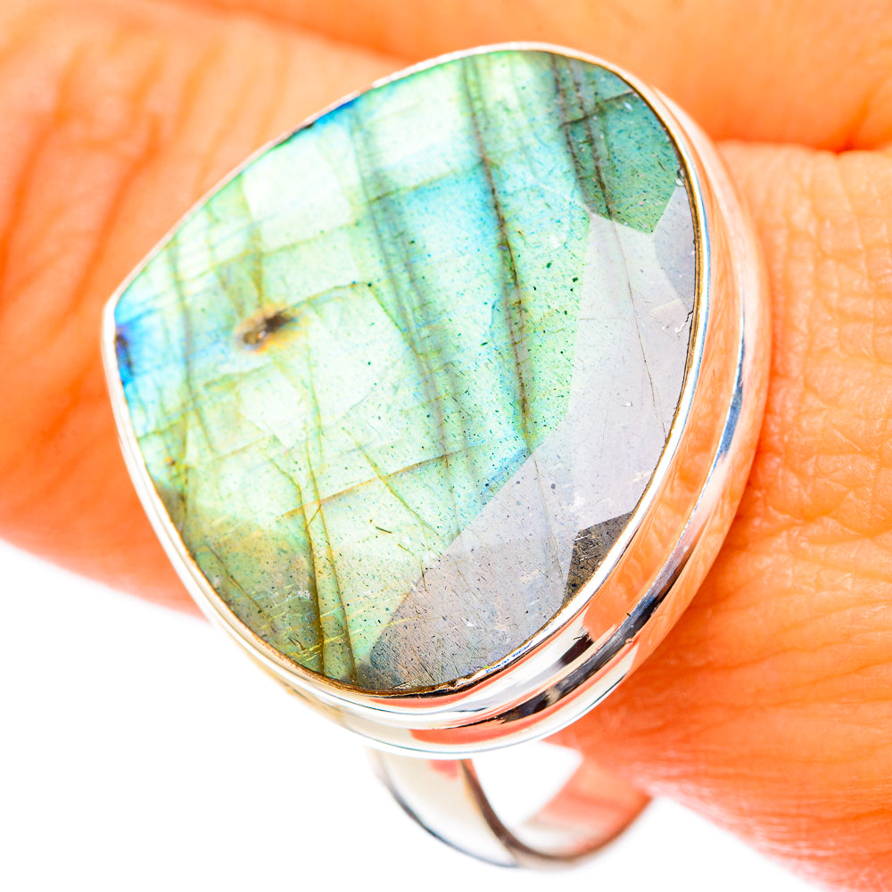 Labradorite Rings handcrafted by Anasilvercos - RING117858