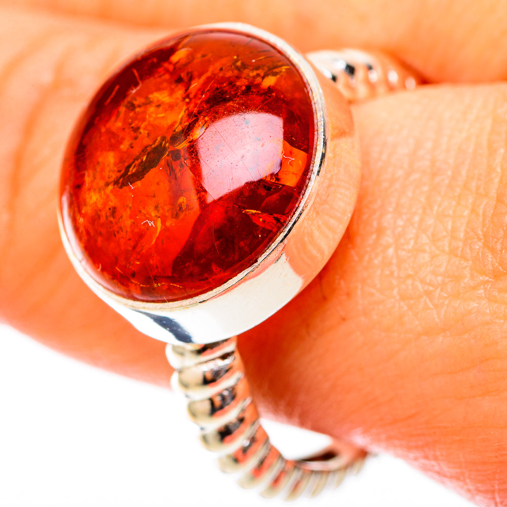 Baltic Amber Rings handcrafted by Anasilvercos - RING117863