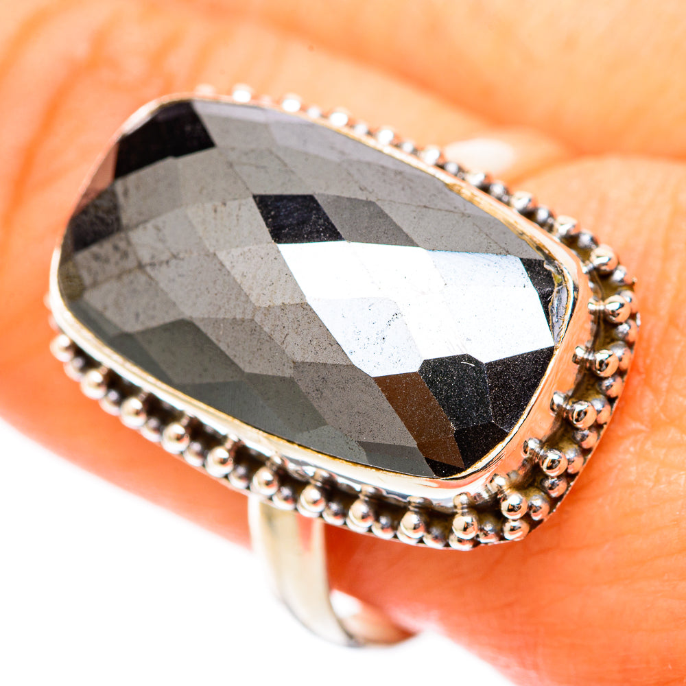 Hematite Rings handcrafted by Anasilvercos - RING117878