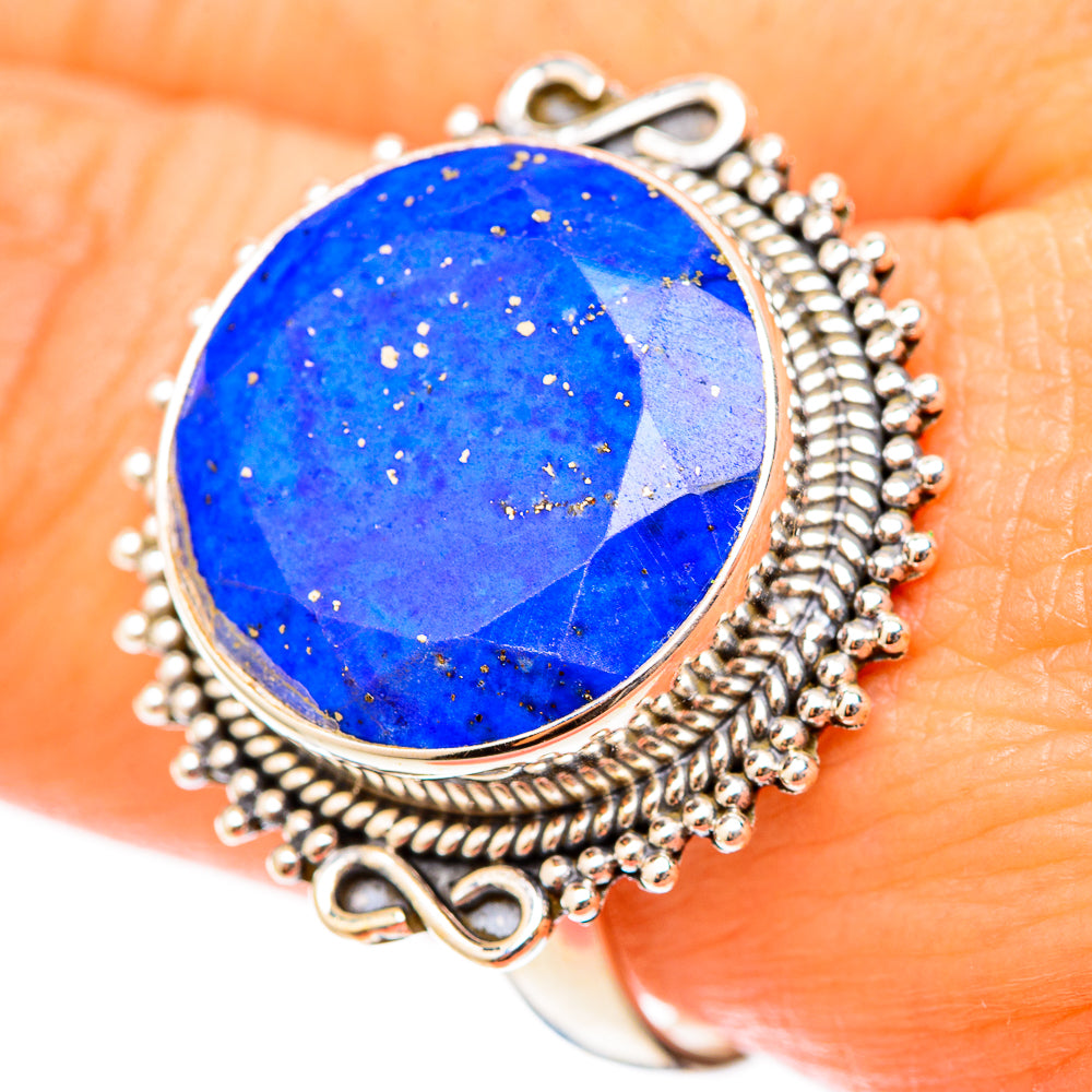 Lapis Lazuli Rings handcrafted by Anasilvercos - RING117881