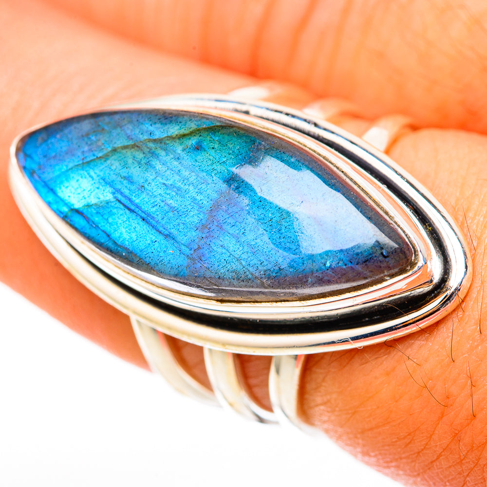 Labradorite Rings handcrafted by Anasilvercos - RING117914