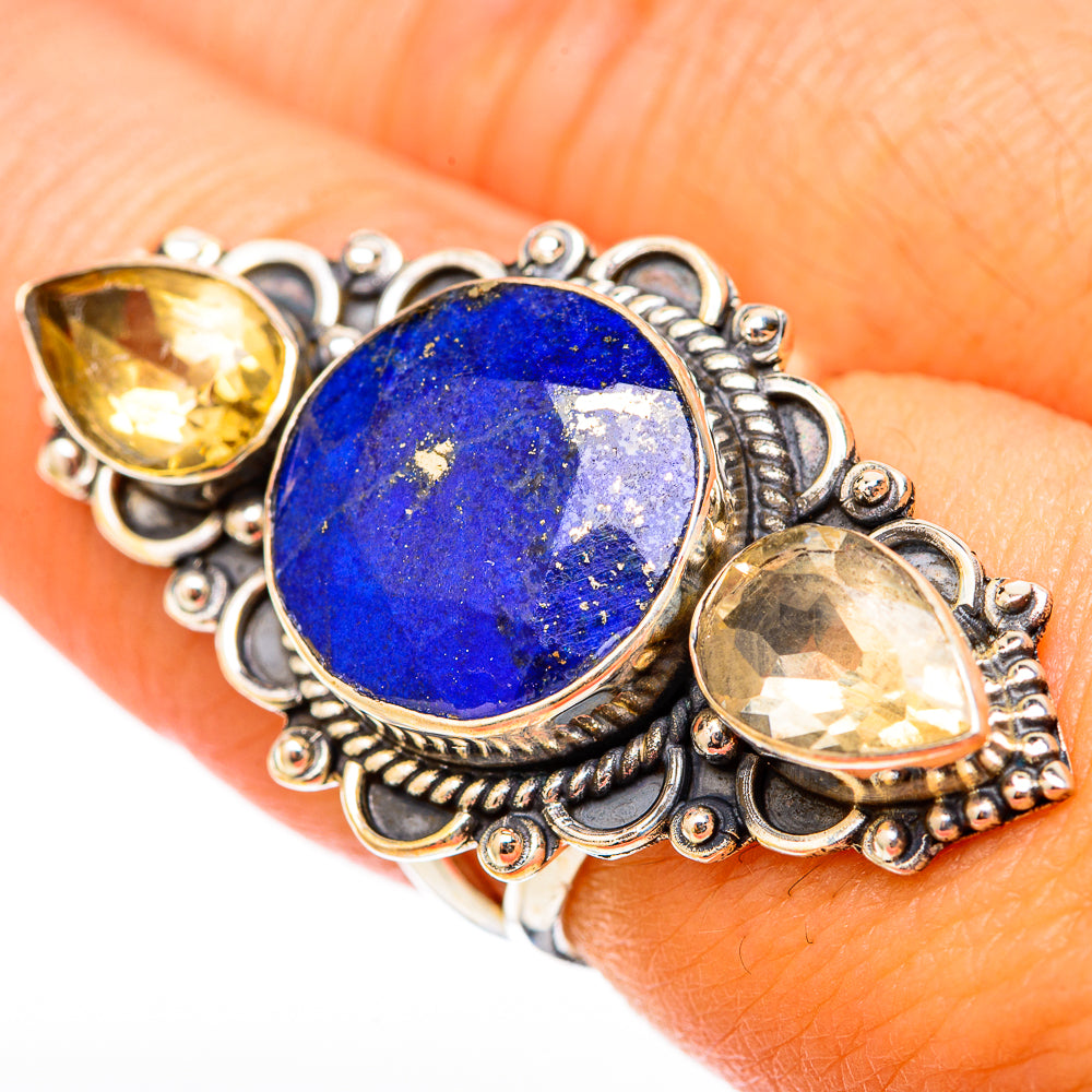 Lapis Lazuli Rings handcrafted by Anasilvercos - RING117917