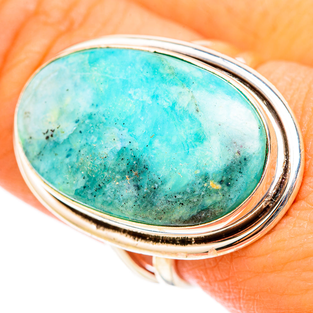 Peruvian Opal Rings handcrafted by Anasilvercos - RING117969