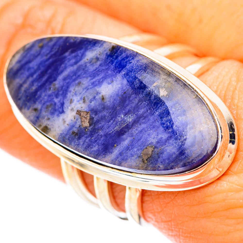 Sodalite Rings handcrafted by Anasilvercos - RING117970