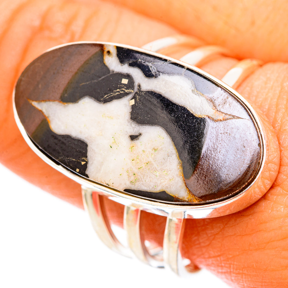 Peanut Wood Jasper Rings handcrafted by Anasilvercos - RING117973