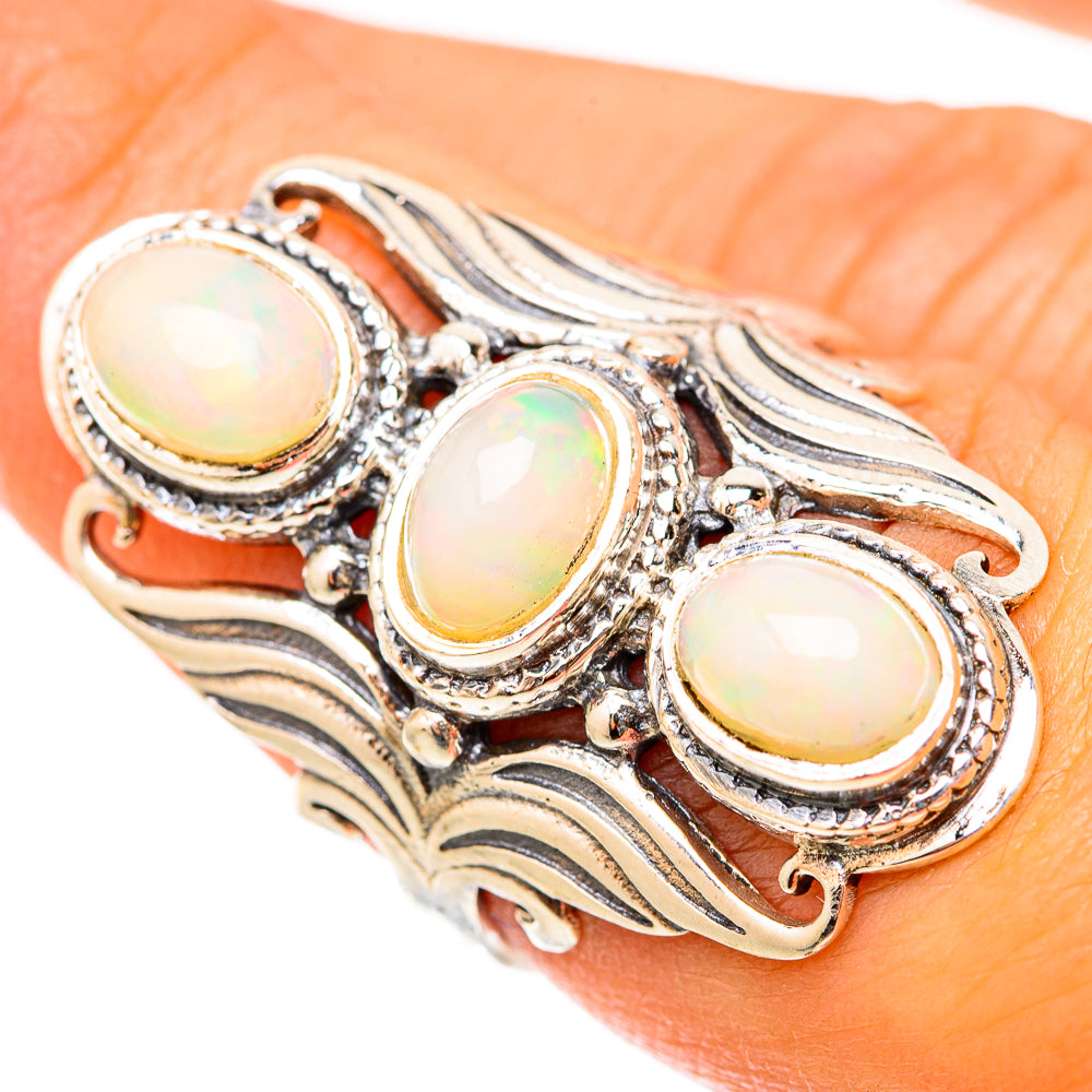 Ethiopian Opal Rings handcrafted by Anasilvercos - RING117990