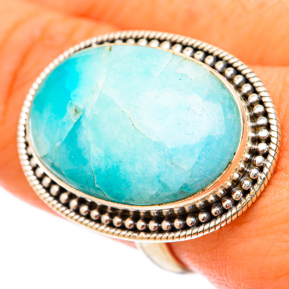 Peruvian Opal Rings handcrafted by Anasilvercos - RING117992