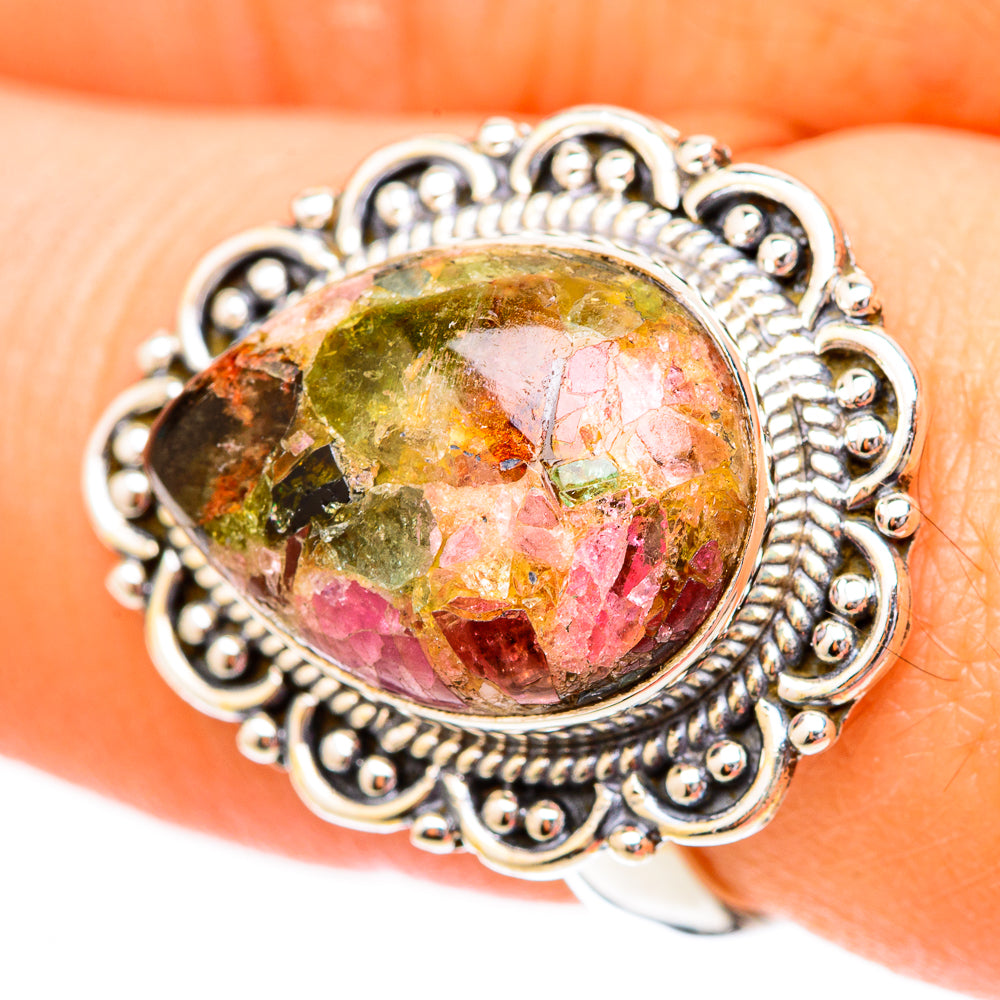Tourmaline Rings handcrafted by Anasilvercos - RING118008
