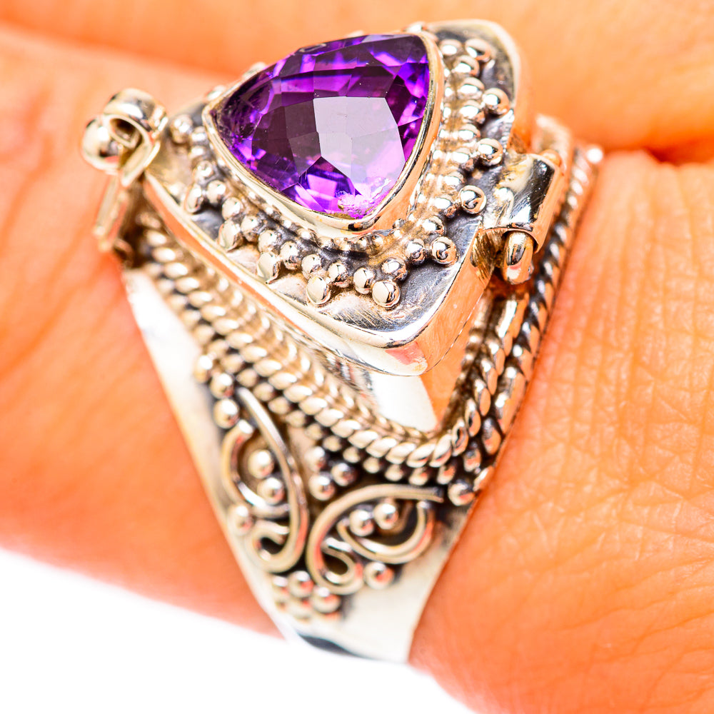Amethyst Rings handcrafted by Anasilvercos - RING118013
