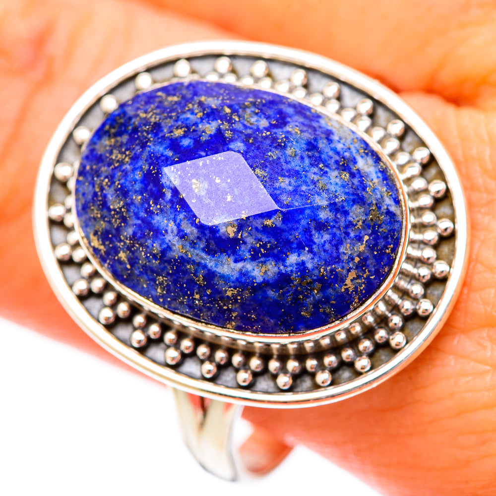 Lapis Lazuli Rings handcrafted by Anasilvercos - RING118024
