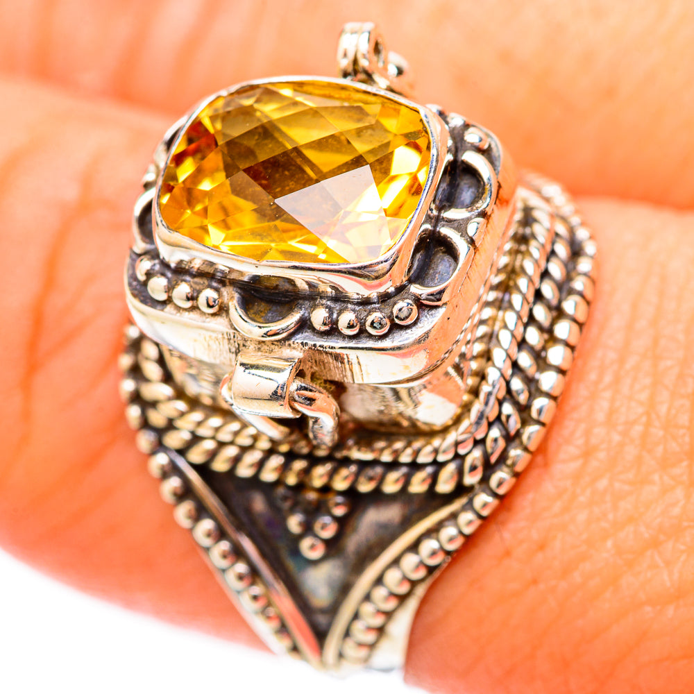 Citrine Rings handcrafted by Anasilvercos - RING118050