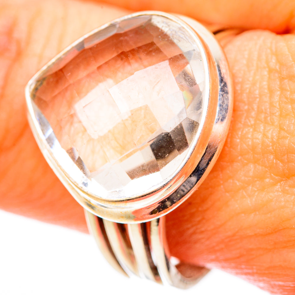 White Quartz Rings handcrafted by Anasilvercos - RING118101