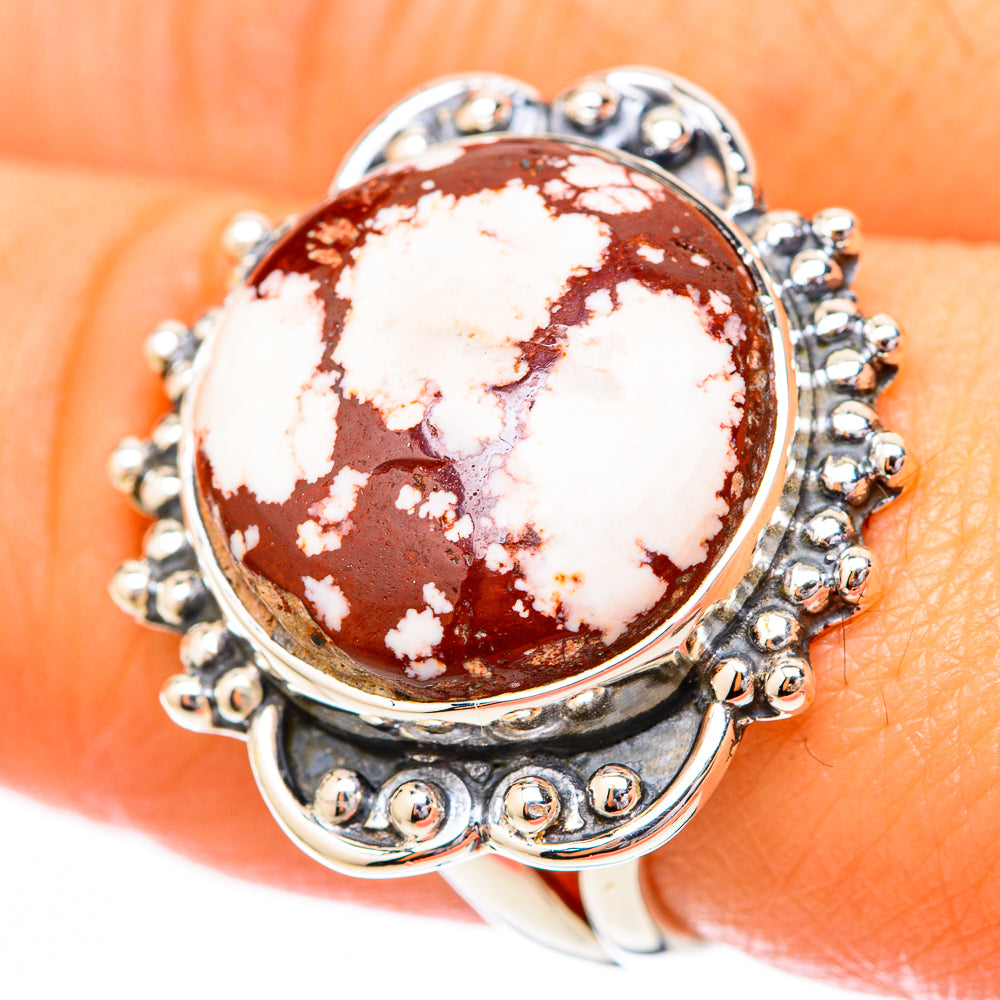 Wild Horse Jasper Rings handcrafted by Anasilvercos - RING118115